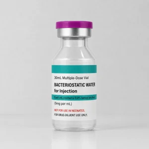 Bacteriostatic water 30ml vial from Evolve Peptides