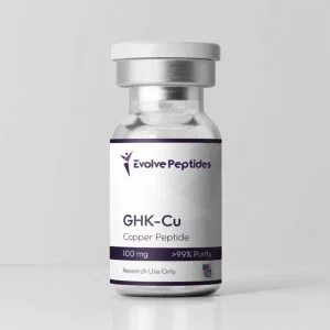 GHK-Cu 100mg vial from Evolve Peptides
