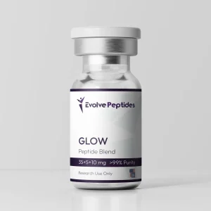 GLOW peptide blend 50mg vial from Evolve Peptides