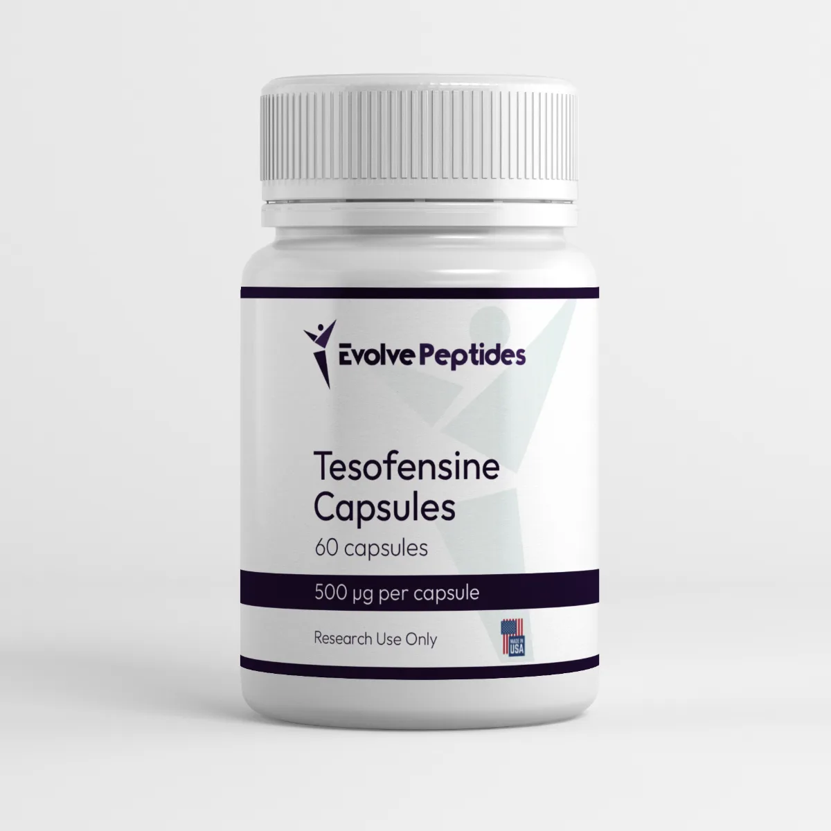 Tesofensine Capsules 500mcg 1 Tesofensine capsules bottle from Evolve Peptides